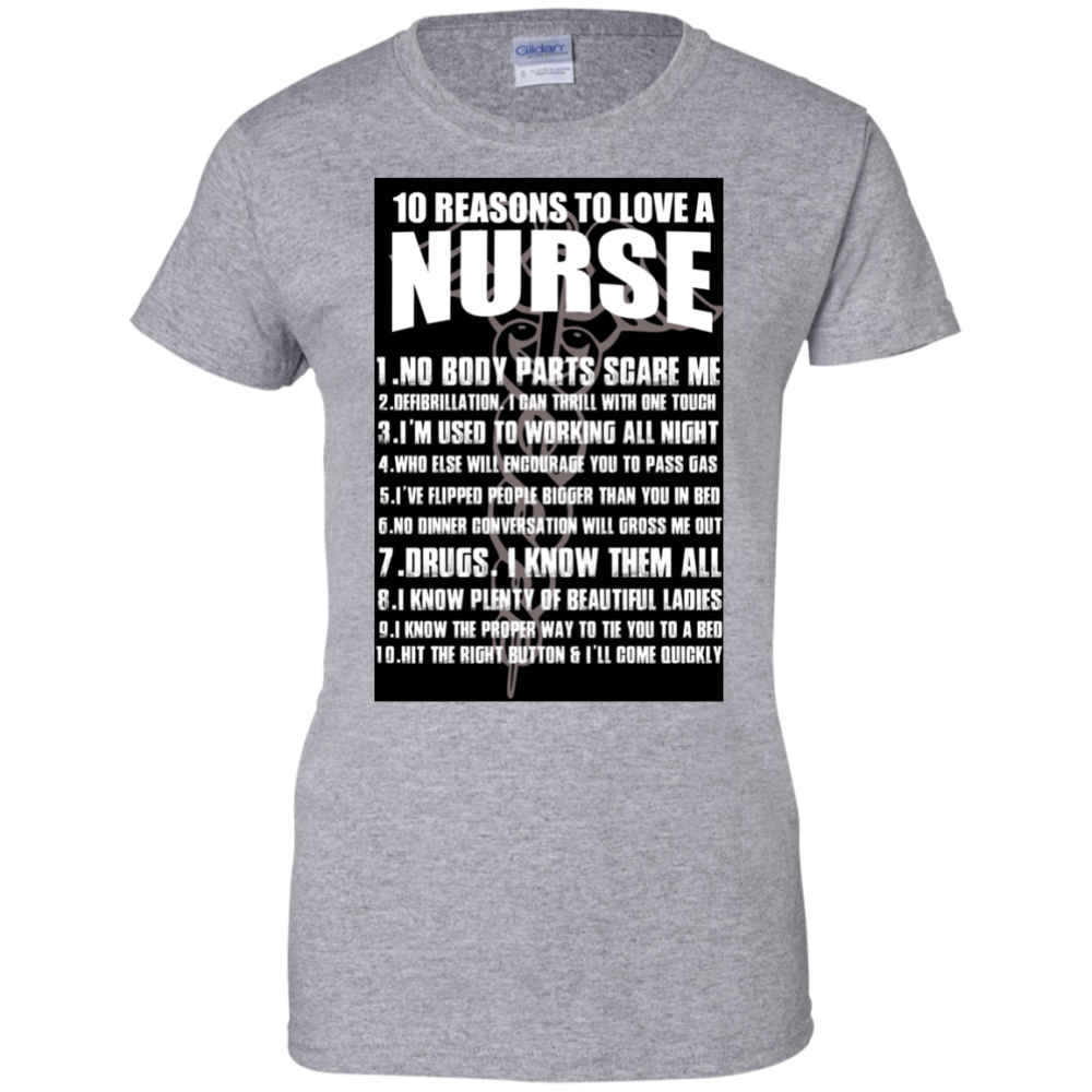 Nurse grey t-shirt