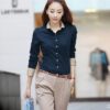 Spring Blouse Shirt Cardigans Office Clothing Female Casual