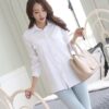 Cool Shirts - Spring Blouse Shirt Cardigans White Office Clothing Female Casual