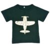 Fashion Lovely Boy Cotton Aircraft Pattern Baby Boys Kids Short Sleeve t-Shirt Shirt Tops