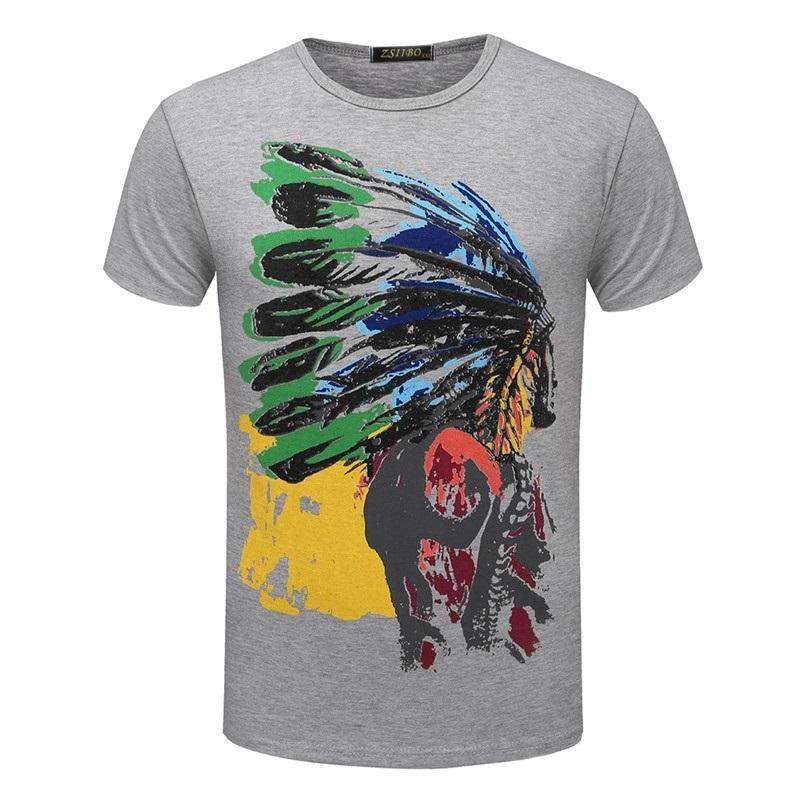 Indian Print t shirt Casual loose fit Short Sleeve