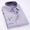 Men's Long Sleeve Thin Plaid Checkered Formal Dress Shirt, Men's Long Sleeve Plaid Checkered
