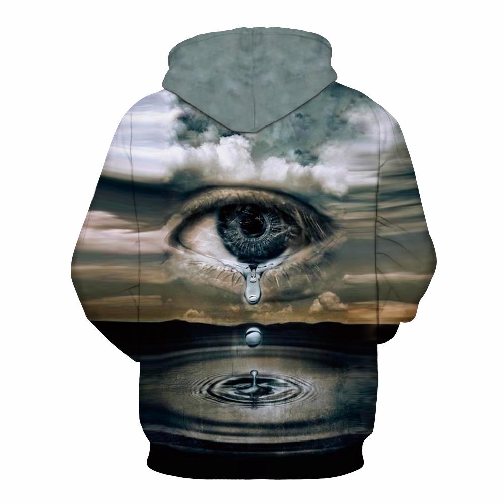 Cool Crying Eye Unique Graphic Design for Hoodie/Sweatshirt