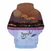 CoolShirts Unicorn Design Colorful Unisex Hoodie / Sweatshirt