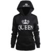 Black Queen Design Hoodie Sweatshirt