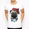 Pug Round Neck Cotton T-Shirt