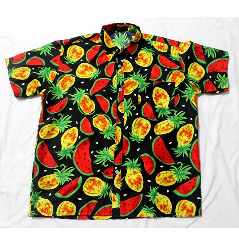 Hawaiian Short Sleeve Button Down Printed Shirts