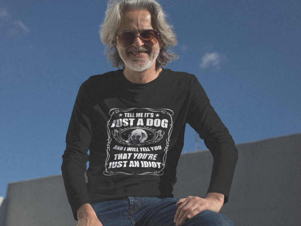 long sleeve tee mockup of an older hipster guy with sunglasses a12243 3