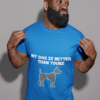 mockup of a bearded man showing off his t shirt 21534