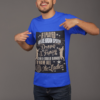 mockup of a happy customer pointing to his esports t shirt 21119 1