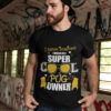 t shirt mockup featuring a bearded man with a cap by a graffiti wall 28194