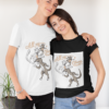 t shirt mockup featuring a teenager hugging his mom 31429 1 1