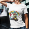 t shirt mockup featuring a woman posing on a city street 2236 el1 1