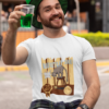 t shirt mockup of a man at a st patricks celebration drinking a green beer 32118 1