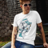 t shirt mockup of a red haired man posing next to a fountain 2191 el1 1 1