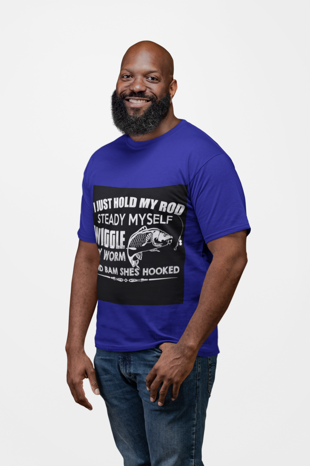 t shirt mockup of a smiling man with a thick beard 21522 1